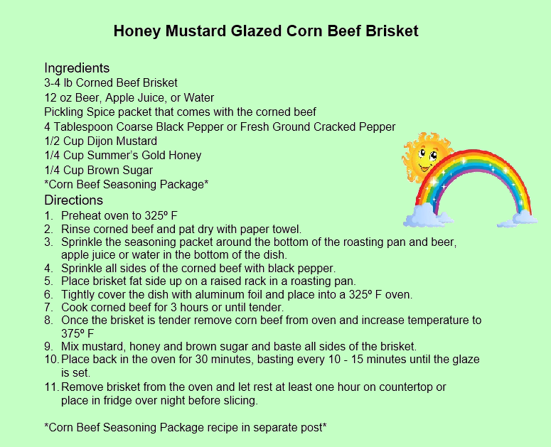 Honey Mustard Glazed Corn Beef