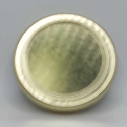 58-mm Gold Metal Lid for 375-ml Long Cylinder Jar