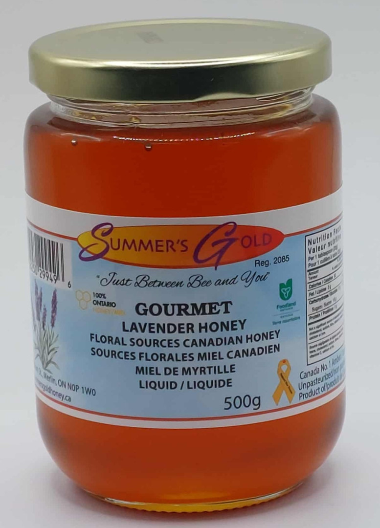 500-g Gourmet Lavender Floral Source Honey